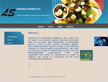 Tablet Screenshot of labsolutions1.com